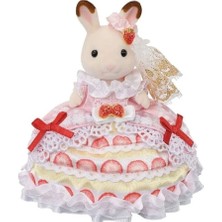 Adore Oyuncak 5847 Sylvanian Families Freyanın Doğum Günü Çilekli Pasta Elbisesi +3 Yaş
