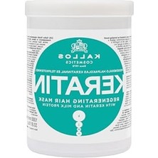 Aesco Kjmn Krem Saç Maskesi, Keratinli ve Süt Proteinli, Kırılgan Saçlar Için, 1,07 Kg…