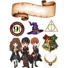 Bsb Harry Potter Sticker Telefon Laptop Notebook Tablet Defter Matara Stiker Etiket ST1051