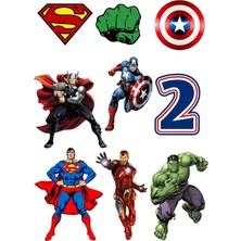 Bsb Marvel Sticker Telefon Laptop Notebook Tablet Defter Matara Stiker Etiket ST736