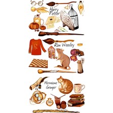 Bsb Harry Potter Sticker Telefon Laptop Notebook Tablet Defter Matara Stiker Etiket ST409