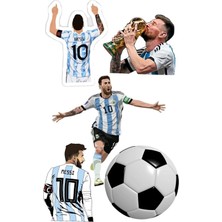 Bsb Messi Sticker Telefon Laptop Notebook Tablet Defter Matara Stiker Etiket ST1288