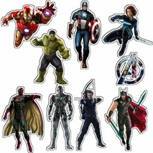 Bsb Avengers Sticker Telefon Laptop Notebook Tablet Defter Matara Stiker Etiket ST768