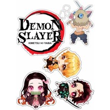 Bsb Demon Slayer Sticker Telefon Laptop Notebook Tablet Defter Matara Stiker Etiket ST845
