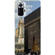 TechTree Redmi Note 10 Pro Uyumlu Manevi Huzur Kabe Kapısı Umre Baskılı Silikon Kılıf