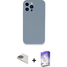 İlk El Grup Pilelistore™ iPhone 13 Pro Max Kılıf Zirve Modern Özel Seri - Siyah Bilvis 5in1 3D Magic Cam Ekran Koruyucu + Pers Alüminyum Kamera Lens - Gd