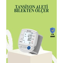 Nevamel® Bilekten Dijital Tansiyon Aleti Hem Pilli Hem Şarjlı Hafızalı