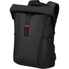 Samsonite Paradiver Light - Genişletilebilir Katlanır Dizüstü Bilgisayar Sırt Çantası 17,3 Inç, 49 Cm, 25/35 L, Siyah
