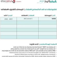 Aesco Innovareauto Bmw 3 Serisi E46 ile Uyumlu Radyo CD Çalar Ses Güç Düğmesi Bmw Business