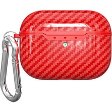 Die Grup Ally Carbon Case Apple Airpods Pro Carbon Fiber Silikon KILIF-(5775)