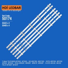 Hdi Telefunken 48TF6520 48TF6020 Profilo 48PA300T Ledbar Takımı