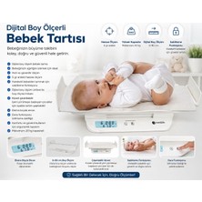 Mesilife Dijital Boy Ölçerli Bebek Tartısı DB6802 20 kg Kapasite ile Hassas Ölçüm ve Ergonomik Tasarım