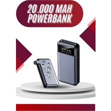 Nevamel 4 Çıkışlı 20.000 Mah Powerbank Uzun Pil Ömürlü Taşınabilir