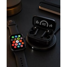 Venüs Shopping Spor ve Günlük Kullanıma Uygun Akıllı Saat ve Bluetooth Kulaklık Seti Yüksek Performans