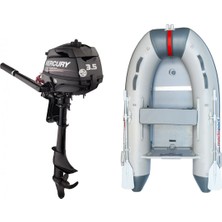 Marinport 2.30 Ahşap Taban Şişme Bot + Mercury 3.5 Hp Deniz Motoru