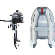 Marinport 2.30 Ahşap Taban Şişme Bot + Yamaha 2.5 Hp Deniz Motoru