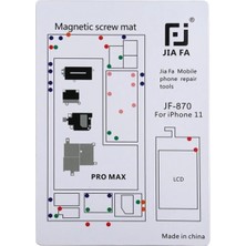 Nevamel Jıafa JF-870 iPhone 11 Pro Max Mıknatıslı Çalışma Hasırı Vida GOSTERGELI-(5775)