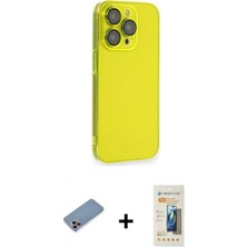 İlk El Grup Pilelistore™ iPhone 13 Pro Max Kılıf Siluet Minimal Özel Seri - Siyah 6d Mat Seramik Hayalet Nano Ekran Koruyucu + Shine Kamera Lens Koruma Cam - Pe