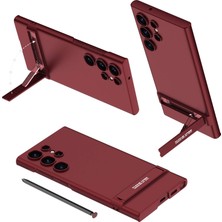 Hatreds Galaxy S24 Ultra Kılıf Zore Kamera Korumalı Dikey Standlı Ays Kapak