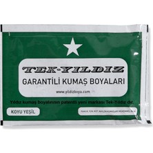 Tek Yıldız 39 - Kumaş Boyası Yeşil Koyu 11 Gr