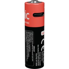 Nevamel® Asonıc PL1400 Aa Şarjlı Pil 1.5VOLT 1400MAH/2600MWH Type-C ile Kolay Şarj  2 Li Paket (Usb To Type-C Kablo HEDIYE)(1923)