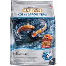 Delta Rasyon Koi & Japon Balığı Ekstruder Tam Yem 4 mm - Profesyonel Balık Yemi