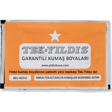 Tek Yıldız 15 - Kumaş Boyası Bej Koyu 11 Gr