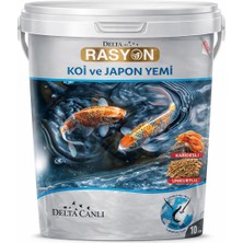Delta Rasyon Koi & Japon Balığı Ekstruder Tam Yem 6,5 mm -  Profesyonel Balık Yemi