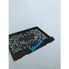 3A Dijital 3ADİJİTAL Mavi Vespa Motor Plakalığı