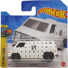 Aesco Hot Wheels - 70S Van - Hw Art Cars 2/10 - HKH46 - Short Card - Kleintransporter - Beyaz - Mattel 2023