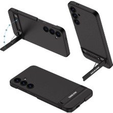 Hatreds Galaxy S24 Ultra Kılıf Zore Kamera Korumalı Dikey Standlı Ays Kapak
