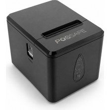 Possafe Cv2 80MM Termal Fiş Yazıcı Wi-Fi + USB + Ethernet 300MM/SN Hızlı Adisyon Yazıcı