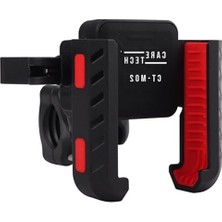 Aesco CT-M02 Lx Telefon Tutucu Gidon Ayna Montajlı Motosiklet Tek Elle Kilitleme Su Geçirmez Üniversal