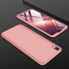 Hatreds Xiaomi Redmi 7A Kılıf Darbe Koruyuculu 2 Parçalı Kamera Korumalı Kılıf