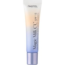 5 Adet Pastel Makeup To Skincare Magic Milk cc Spf 15 - Cilt Tonu Eşitleyici Spf 15 cc Krem 50 Light Medium