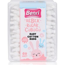 2 Adet Benri Bebek Kulak Çubuğu 60'lı