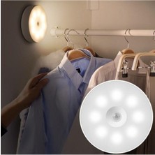 Duffa Kablosuz Mıknatıslı Led, Şarjlı Sensörlü Kabin Dolap LED Iç Aydınlatması Sensörlü Koridor ve Hol Aydınlatma
