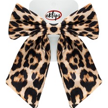 3 Adet Eklips Otomatik Fiyonk Toka Leopar