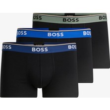 Boss Trunk 3p Power Erkek Siyah Boxer