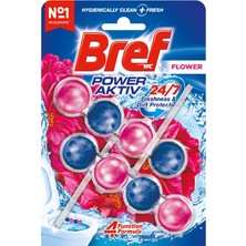 5 Adet Bref Power Aktiv Duopack Tuvalet Bloğu Çiçek