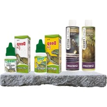 Aesco Kaplumbağa Tam Bakım Seti(Vitamin,kabuk Koruyucu,su Düzenleyici)
