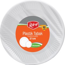 Roll-Up Plastik Tabak 10'lu 21 cm