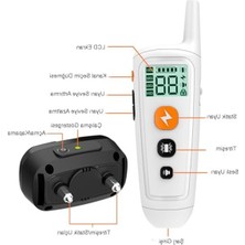 Aesco E292 Köpek Eğitim Tasması Şarjlı Köpek Davranış Eğitimi Sağlayan Kumandalı Elektronik Tasma