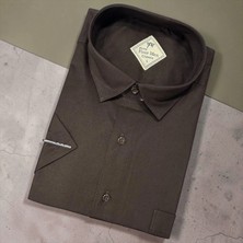 Eren Style Linen Keten Klasik %100 Cotton Kısa Kollu Terletmeyen Gömlek