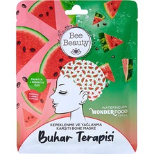 5 Adet Bee Beauty Wonder Food Karpuz Buhar Terapisi Kepeklenme ve Yağlanma Karşıtı Bone Maske