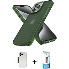 İlk El Grup Pilelistore™ iPhone 12 Pro Max Kılıf Atlas Form - Siyah 5d Eko Cam Ekran Koruyucu + Shine Kamera Lens - Gd