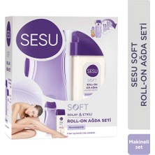 4 Adet Sesu Soft Isıtıcılı Roll-On Ağda Seti (Makineli)