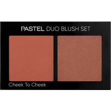 5 Adet Pastel Profashion Duo Blush Set Cheek To Cheek No:20 Warm Honey