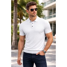 Erkek Trend Klasik Polo Yaka Triko Tişört