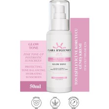 4 Adet Clara Hygienics Pink Tone-Up 50+Spf Postbiyotik Destekli Ton Eşitleyici ve Koruyucu Güneş Kremi 50 M